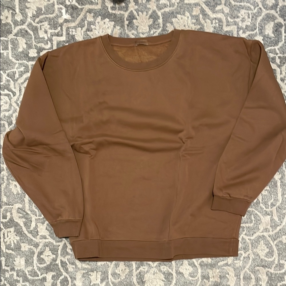 Nuuds Women’s Crewneck Sweatshirt - XXL Chocolate
